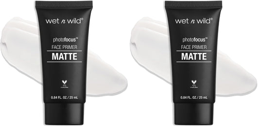 wet n wild Photo Focus Matte Face Primer - Partners in Prime,(Pack of 2)