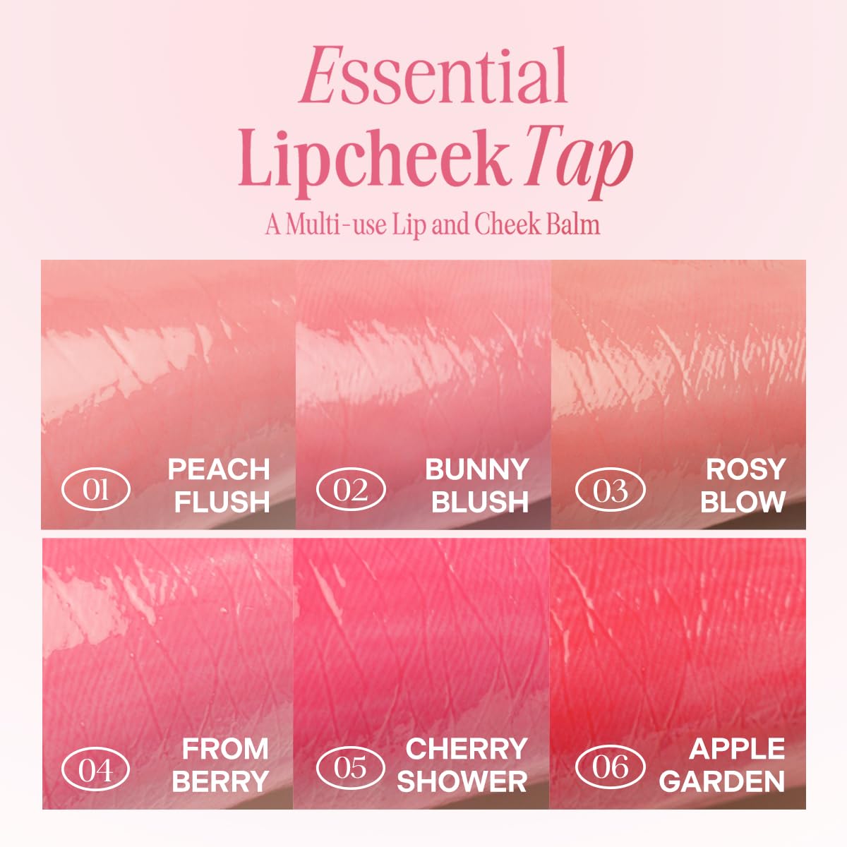 CLIO Essential Lip & Cheek Tap, Pocket Blush, Creamy & Buildable Color, Contour & Highlight Face, Dewy & Natural Glow Finish, Non-Greasy, Travel-Sized, Safe for Sensitive Skin (04 FROM BERRY)