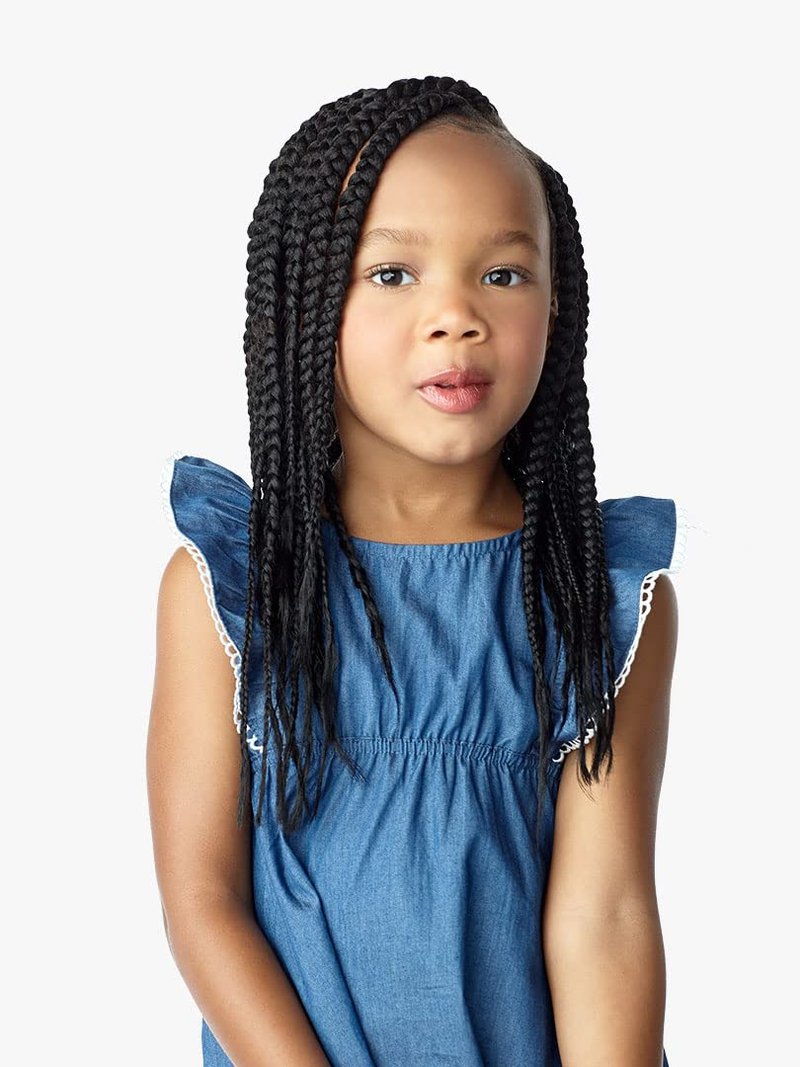 Sensationnel 3X RUWA PRE-STRETCHED KIDS BRAID 12″ (5-PACK, 1B)
