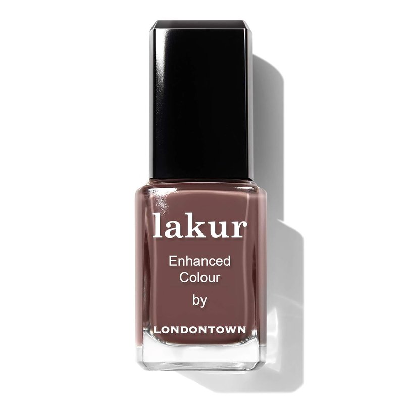 LONDONTOWN Lakur Nail Polish - Long-Lasting Nude & Brown Shades | 21+ Free Non-Toxic Vegan Formula, 0.4 Fl Oz