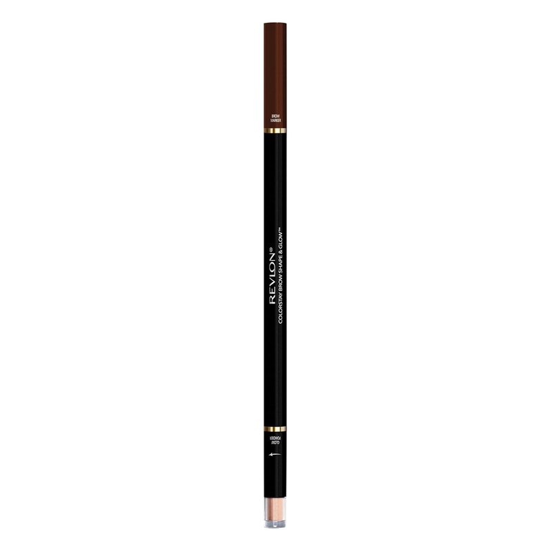 Revlon Colorstay Brow Marker & Highlighter - Dark Brown, 0.02 Oz Marker | 0.008 Oz Highlighter