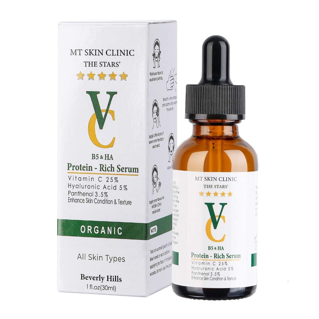 Hyaluronic Acid Serum - Glow+ Antioxidant Face Lift with Vitamin C, Niacinamide & B5 | 1oz for Hydration & Anti-Aging