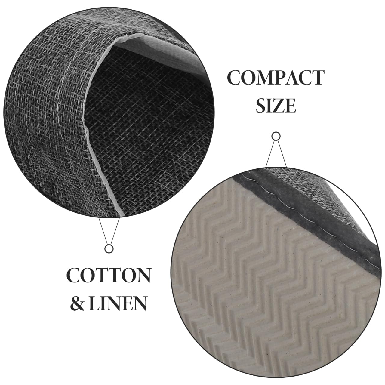 Disposable Cotton Linen Hotel Slippers Non-Slip Foldable Lightweight Guest Slippers Pack of 20 for Home Spa Travel