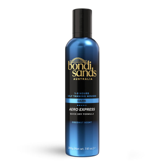 Bondi Sands Aero 1-Hour Express Self Tanning Foam | Lightweight, Coconut Tanning Foam Quickly Provides a Healthy, Flawless, Bronzed Glow | 7.61 fl oz/225 mL