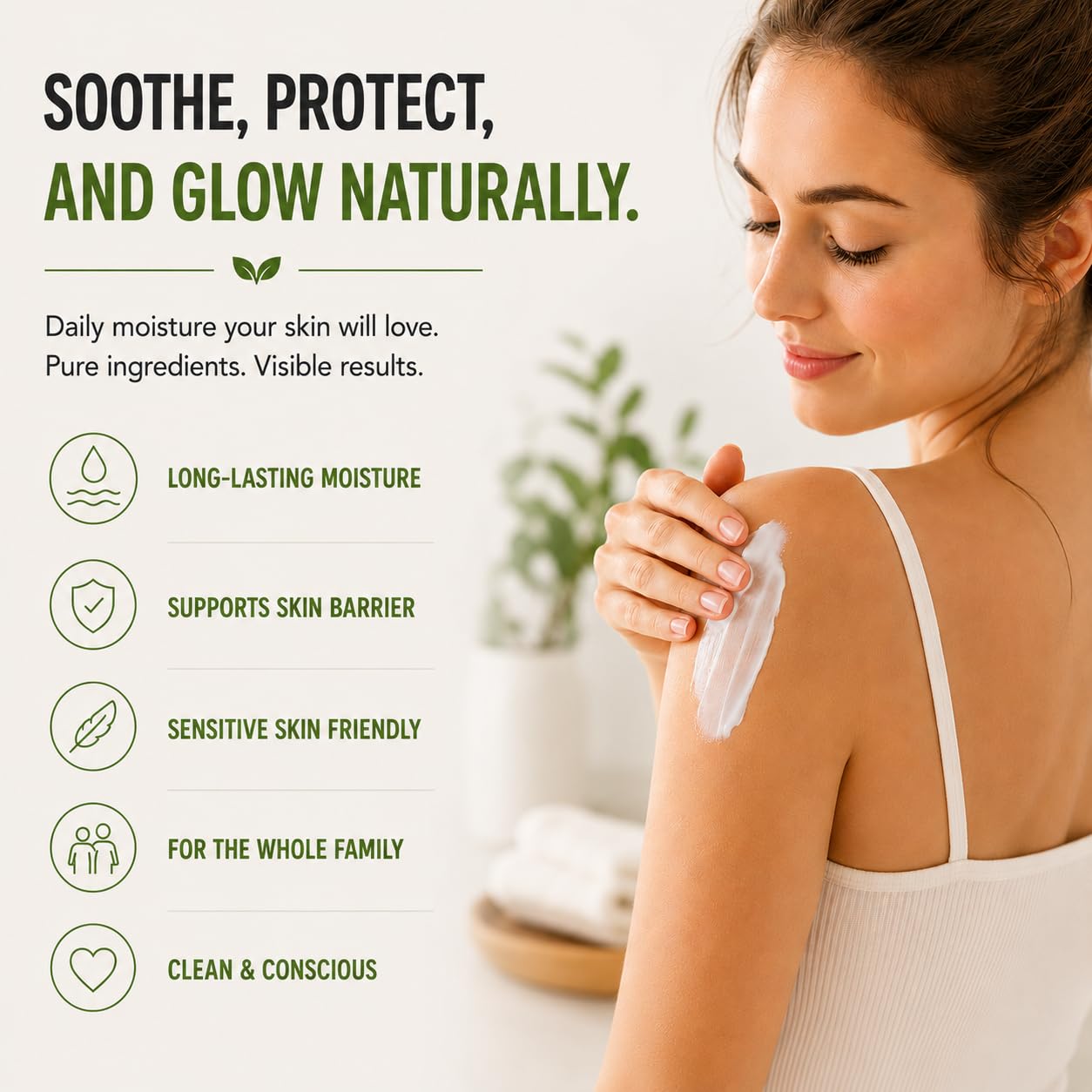 RaGaNaturals Natural Unscented Body Lotion for Dry Skin with Shea Butter and Vitamin E & B5 - Hydrating, Nourishing, Fragrance Free Hand Moisturizer With Organic Essence - For Women, Men, Kids - 8 Oz
