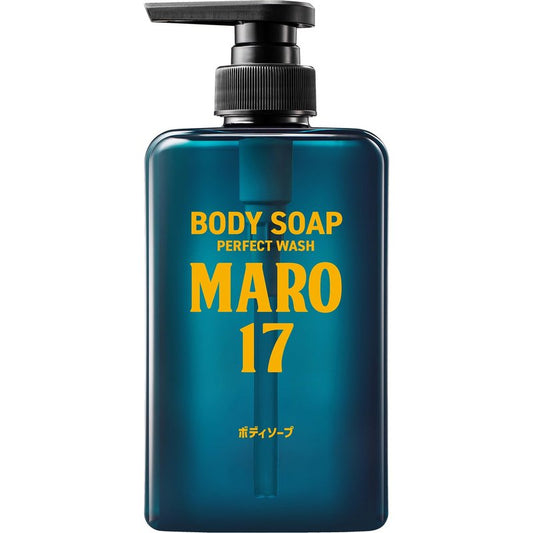 MARO17 Collagen Men’s Body Wash – Sulfate-Free Hydrating Shower Gel with Hyaluronic Acid for Deep Cleansing and Moisturizing Skin, Free from Silicone, Parabens, Alcohol, Mineral Oil – Bergamot Scent