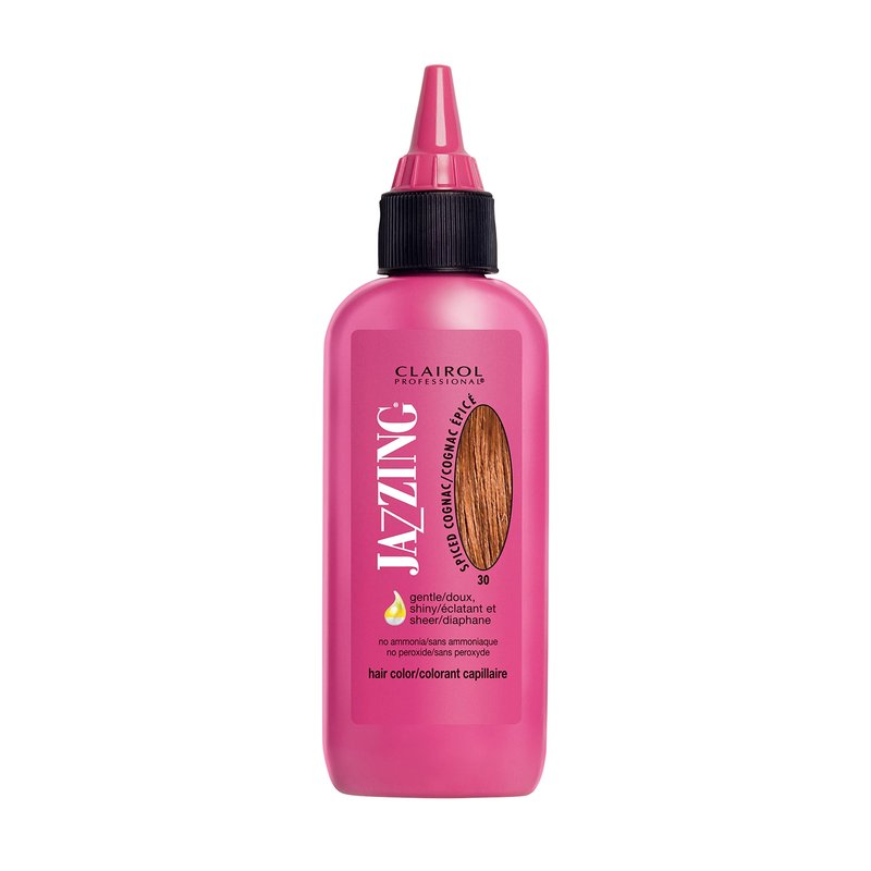 Clairol Professional Jazzing Semi-Permanent Hair Color, No.030 Spiced Cognac, 3 Fl Oz