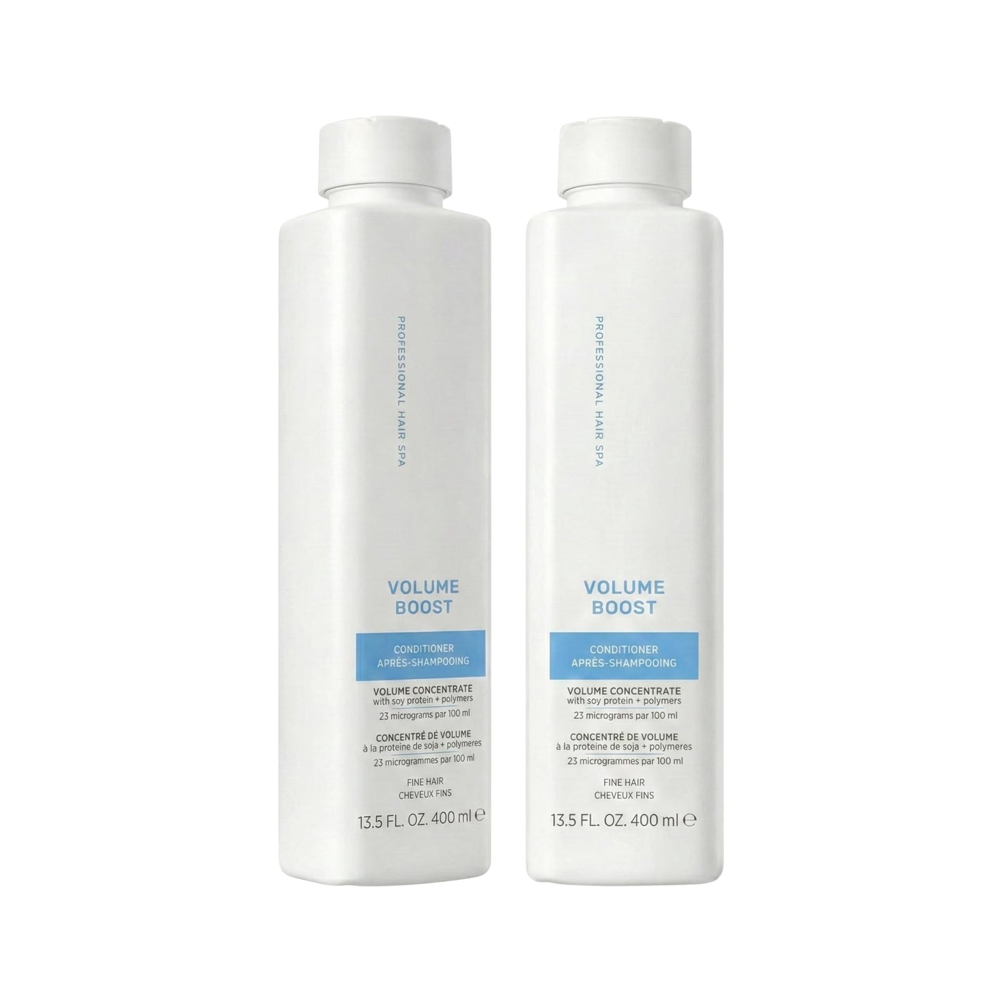 Professional Volumizing Conditioner, Pack of 2 (13.5 fl oz Each) – Lightweight Conditioning Formula with Soy Protein for Volume, Moisture & Shine