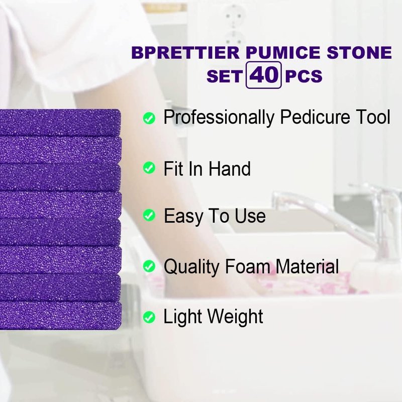 Pedicure Foot Spa Kit - Foot Scrubber & Dead Skin Remover for Smooth Feet | Includes Foot Soap