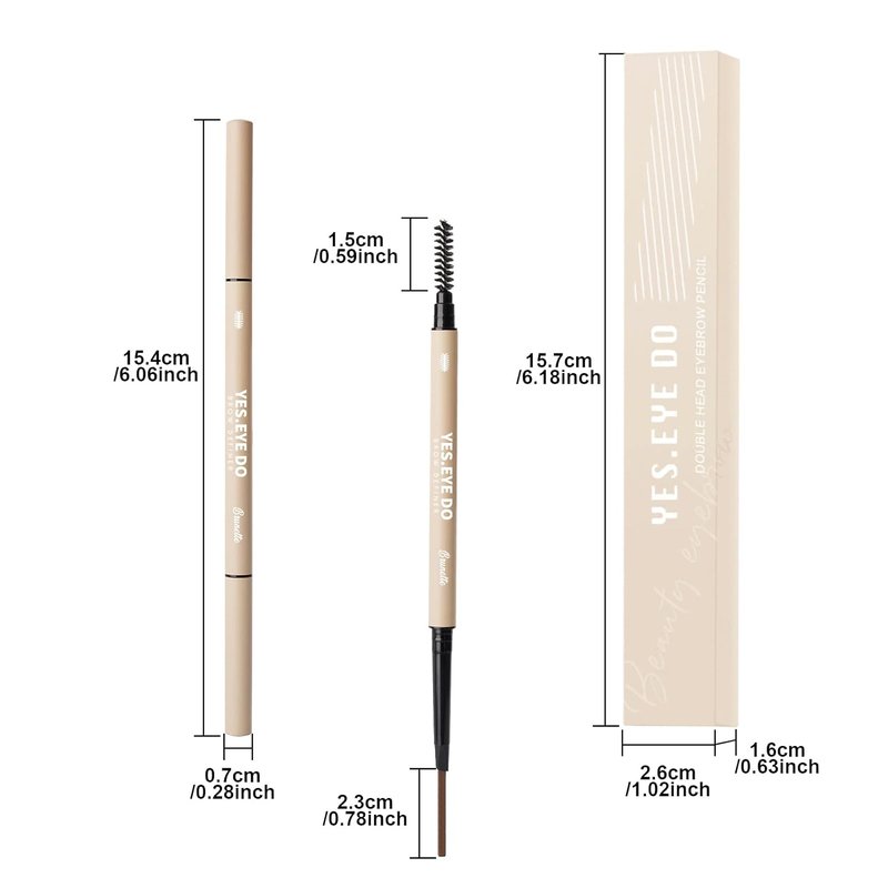 Blonde Eyebrow Pencil - Ultra Fine Brow Pen for Women | Long-Lasting, Smudgeproof, Sweatproof, Perfect for Sparse Brows