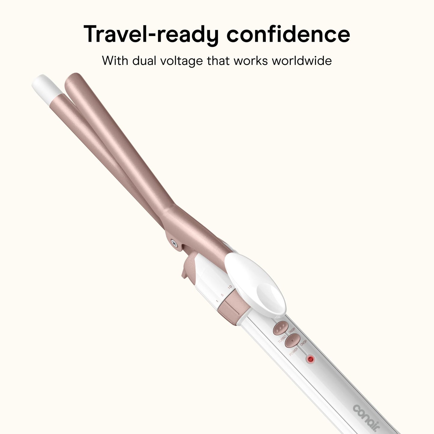 CONAIR Curling Ceramic Corded Electric Dual Plate Wand