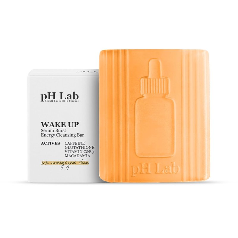 Cleansing Energy Bar with Caffeine & Macadamia Oil - Reduces Morning Puffiness | 1.76 Oz