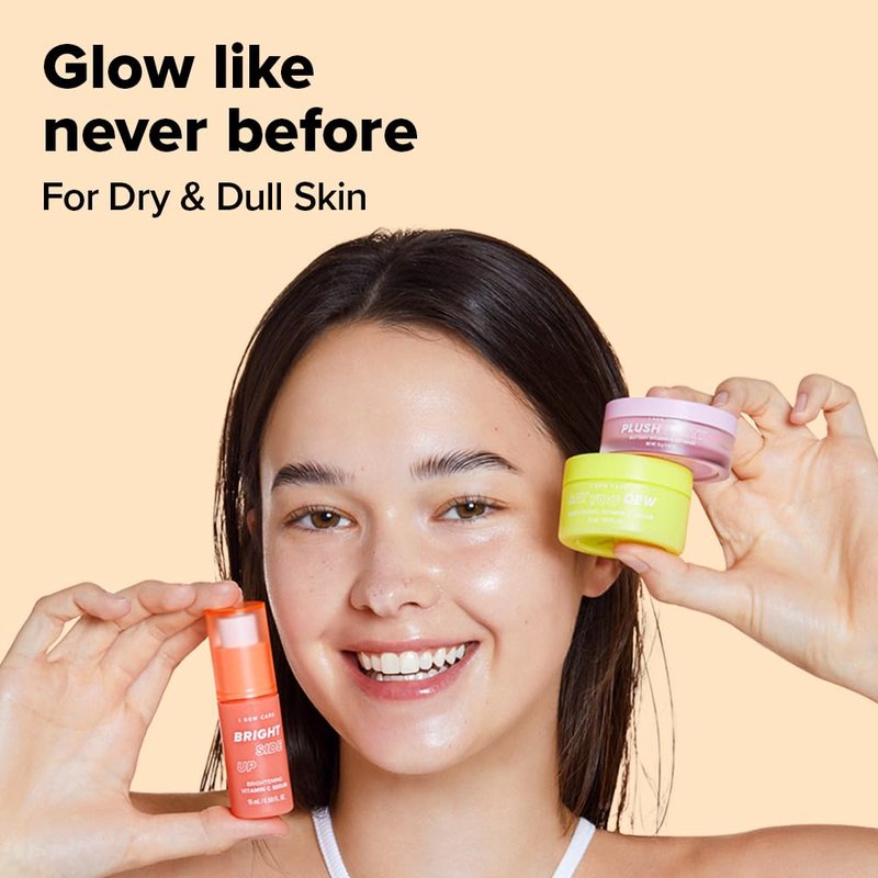 I DEW CARE Skin Care Set - Vitamin To Glow Pack | Kbeauty Facial Kit, Hydrating, Brightening, Moisturizing Glow Set, Vegan, Travel Size, Beauty sets for Teen Girls, Gifts for Women, Stocking Stuffers
