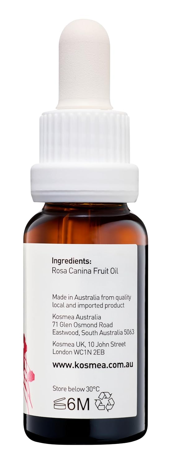 Kosmea Rosehip Oil - Premium Anti-Aging Face & Body Oil | Super-Critical Extraction - 0.68 fl oz