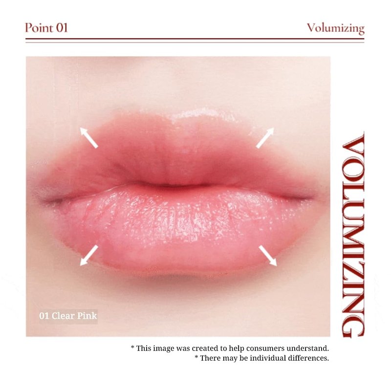 VINNE Plumping Glow Tint Lip Balm: Makeup Vegan-Certified by Italy's V-LABEL, 5-in-1 Function with (Intense Cherry)