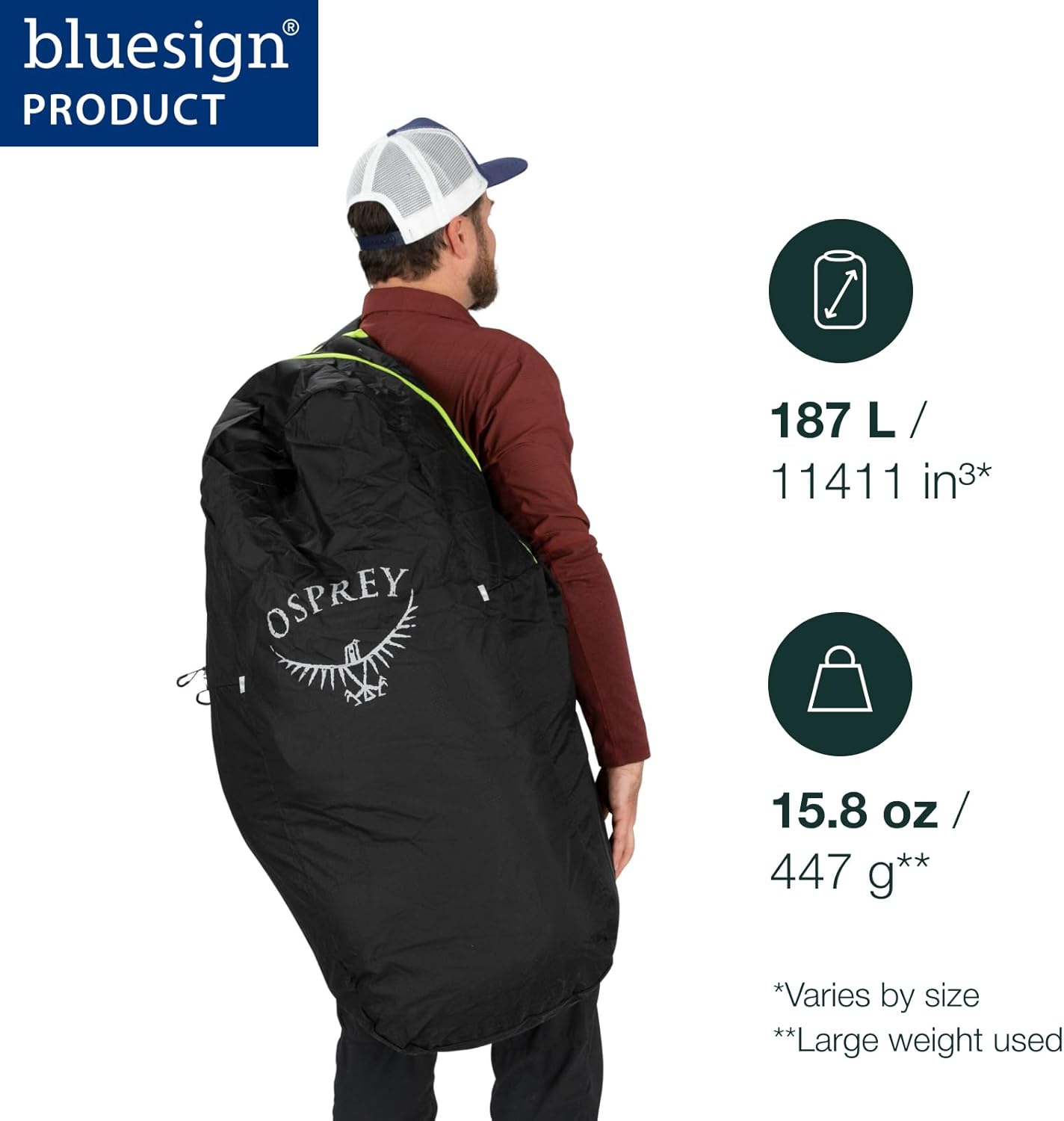 Osprey Airporter Backpack Protector - Durable Travel Cover for All Sizes
