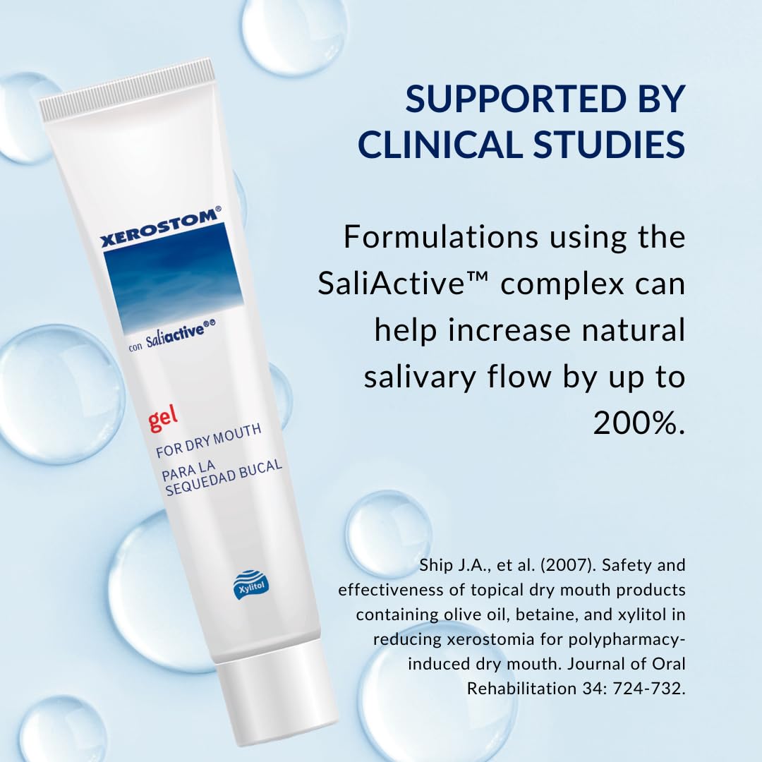 Saliactive Gel for Dry Mouth Relief - 25ml Moisturizing Formula