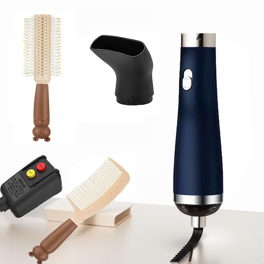 [22m/s High Speed] Portable Hair Dryer, Travel Hair Dryer Featuring Negative Ion Technology - Offers 3 Heat/Speed Settings, 110 Voltage, and Low Noise Motor, Ideal for Home, Travel (Blue)