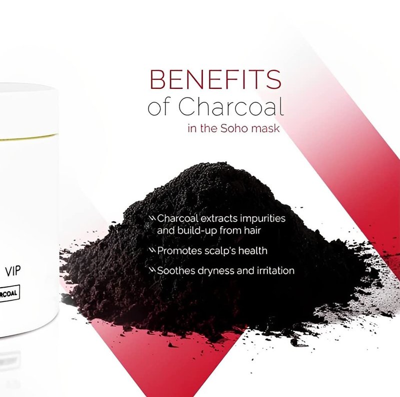 Soho Rejuvenating Hair Mask - Black Clay Charcoal for Nourished, Stronger Hair | 4oz