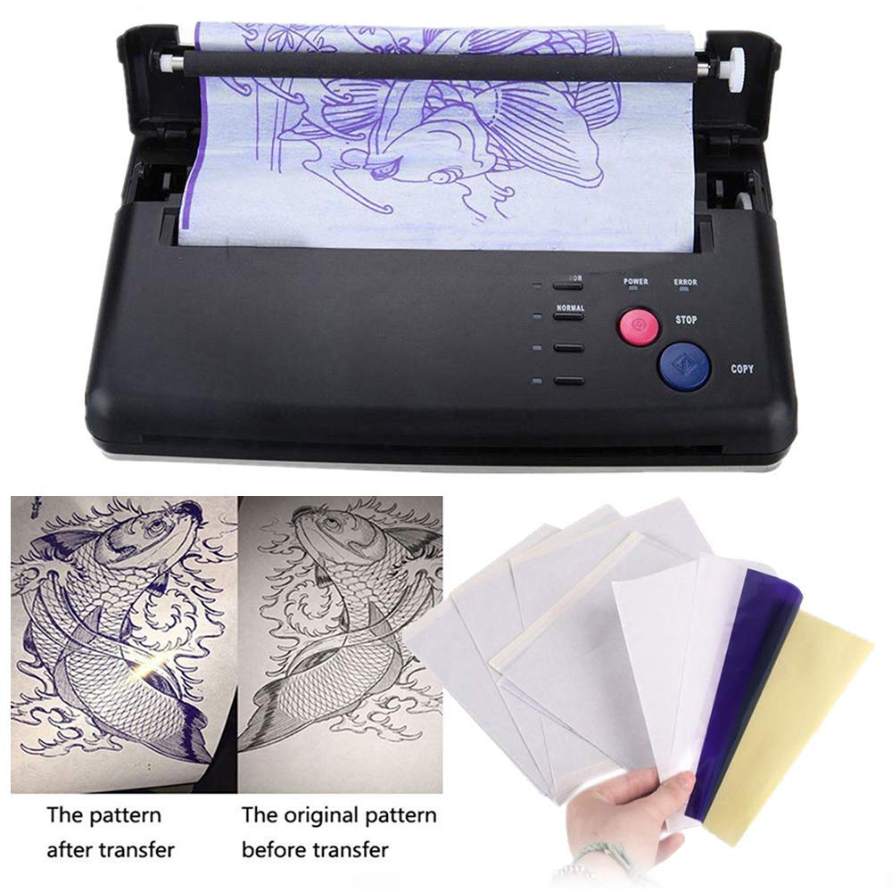 Tattoo Fake Skin Sheets - 3MM Thickness | 5PCS + Tattoo Transfer Paper | 35PCS