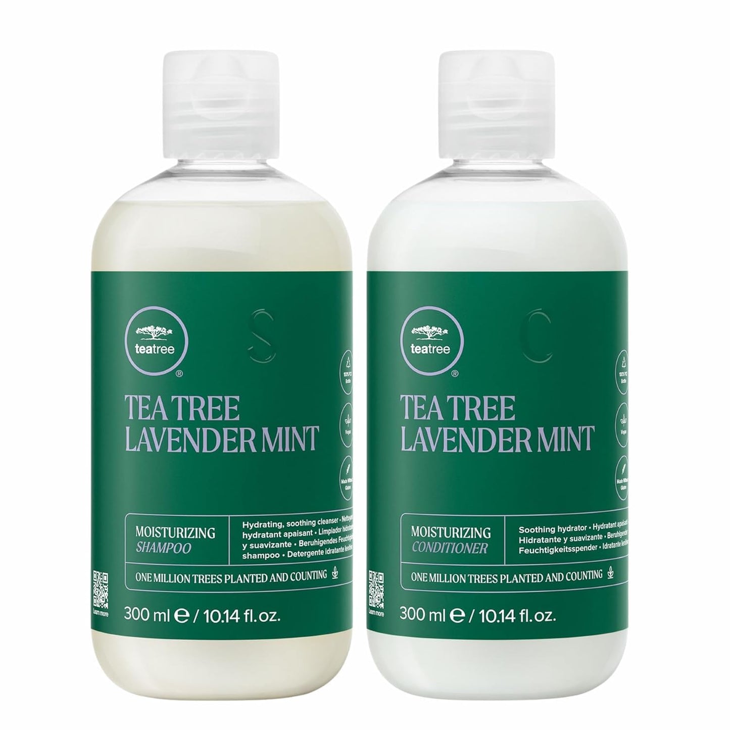 Tea Tree Lavender Mint Shampoo and Conditioner Duo Set (Gift Set)