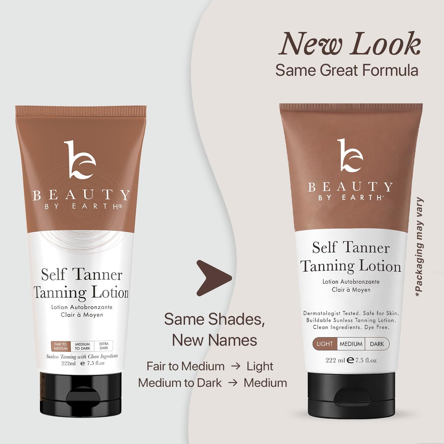 Tanning Lotion Self Tanner - USA Made with Natural and Organic Ingredients Non Toxic Sunless Browning Lotion, Best Gradual Tanner for Men and Women, Streak-Free Fake Tan (Light)