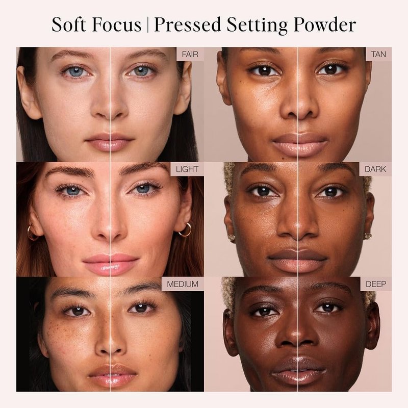 Jouer Soft Focus Hydrate & Setting Powder - Matte Blurring Powder for Fine Lines & Pores | Translucent