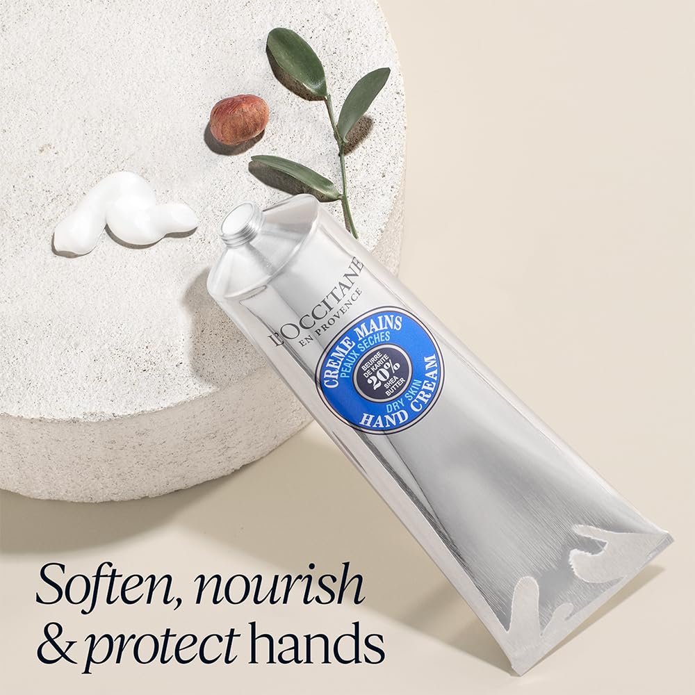 L'OCCITANE Organic Shea Butter Hand Cream - Nourishing & Fast-Absorbing | Vegan, Non-Greasy, Moisturizes Dry Hands