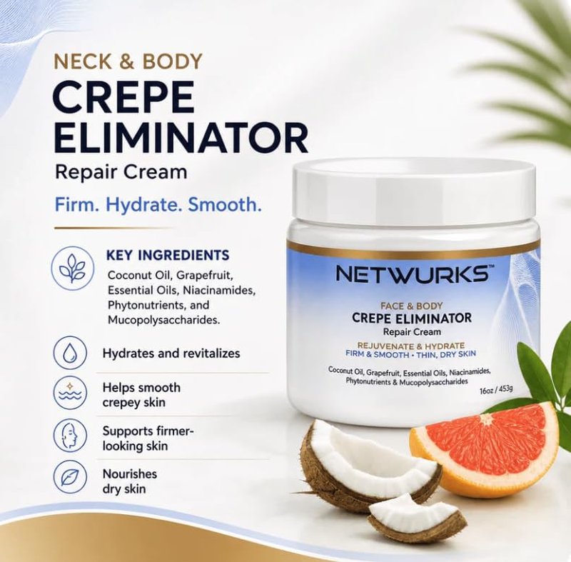 Rejuvenating Hydrating Cream for Dry Skin - Firm & Smooth | 10 Ounces