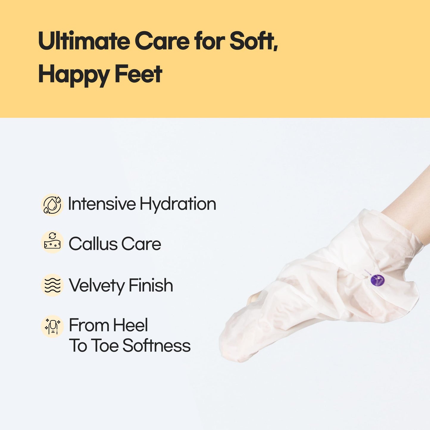 Epielle Hydrating Hand & Foot Masks (Glove & Socks 12pk) for Dry Hand, Dry & Cracked Heel