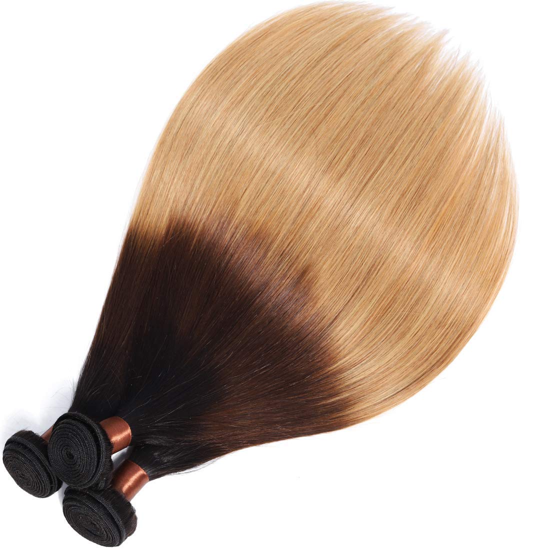 BLACKMOON HAIR Brazilian Virgin Straight Human Hair One Bundle 22inch Straight Hair Weave Extension Unprocessed Straight Hair Bundle Natural Black