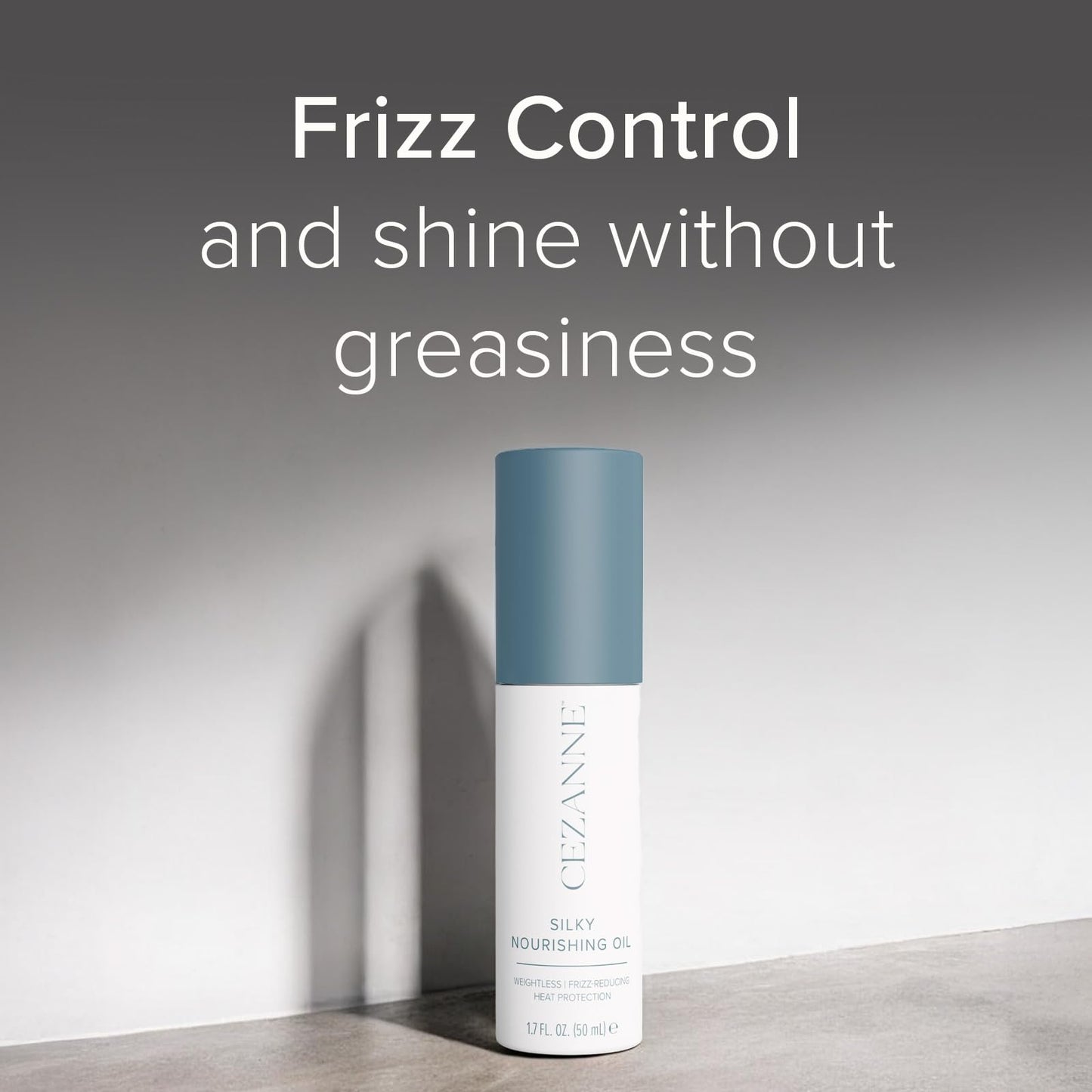 Cezanne Silky Nourishing Oil – Lightweight Shine & Frizz Control – Blend of Argan, Camellia & Marula Oils – 1.7 fl oz