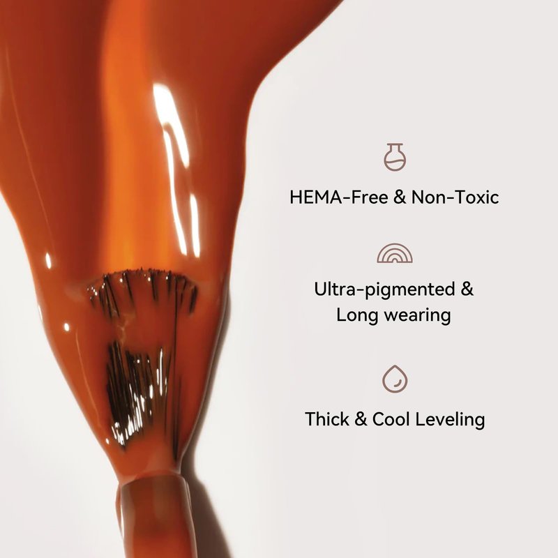 vettsy HEMA-Free Valentine Gel Nail Polish Kit - 6 Romantic Red & Pink Long-Lasting Soak-Off UV/LED Gel Polishes - Vegan, Cruelty-Free & Allergy-Friendly for Festive Manicures