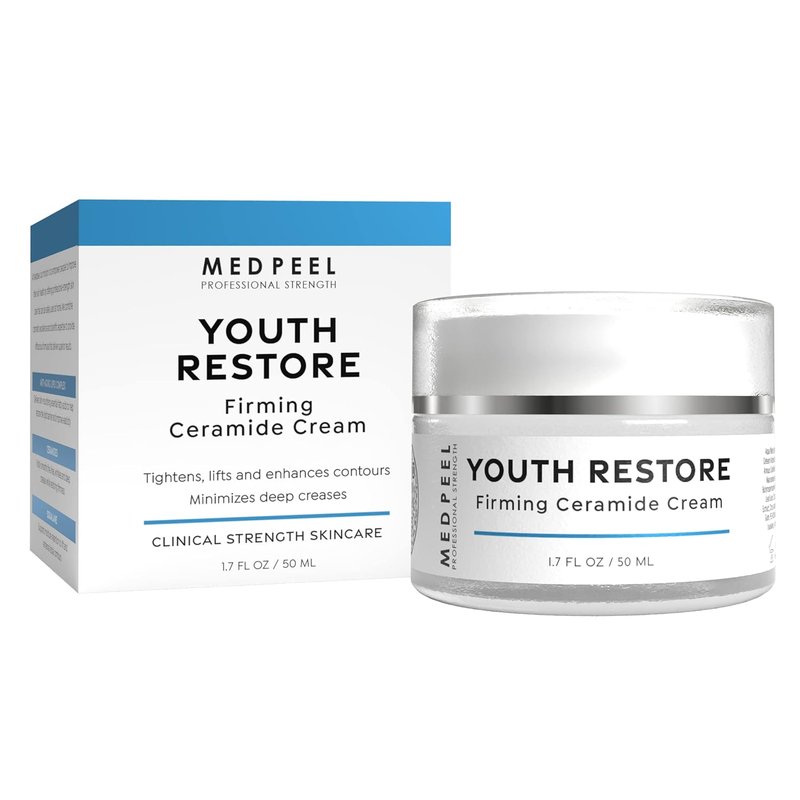 Medpeel Youth Restore Firming Face Cream - Ceramide, Retinol & Shea Butter for Plump, Hydrated Skin | 1.7 fl oz