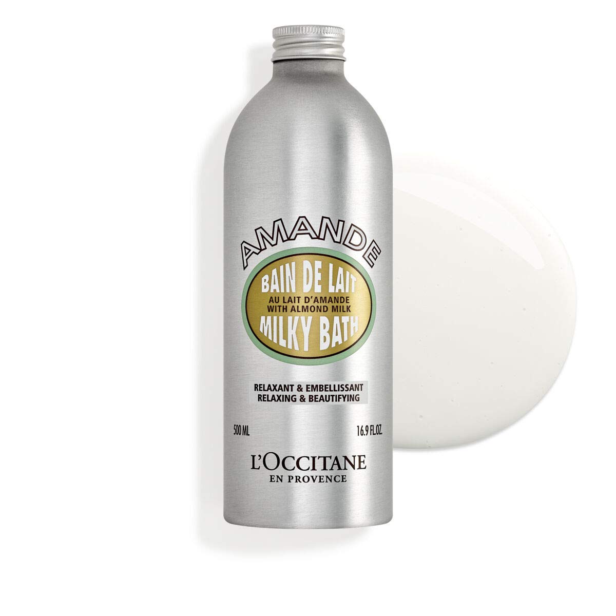 L'OCCITANE Foaming Bath: Relaxing Lavender, Comforting Shea, Beautifying Almond Milk, Citrusy Verbena, Cleansing Bubble Bath, 16.9 Fl. Oz