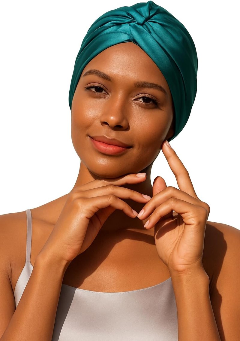 DAISYSILK 100% Pure Mulberry Silk Hair Bonnet | Luxurious Sleep Hair Wrap for Women