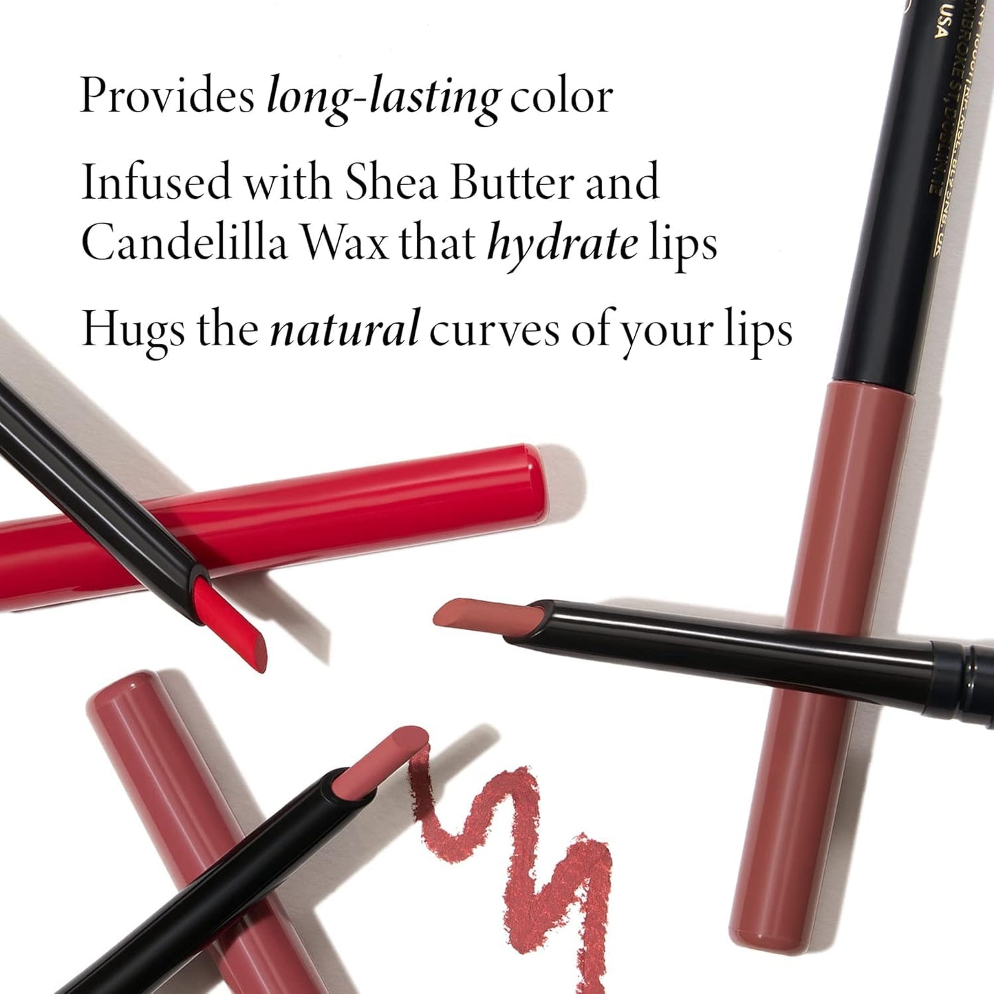 Modern Classic Lip Liner - Luxurious Creamy Formula Prevents Feathering & Fading | Beautiful Berry