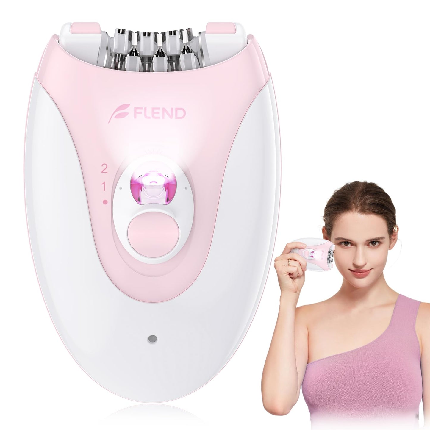 Epilator,Epilator for Women,Facial Hair Removal for Women Rechargeable,2 Speeds Hair Removal Device with 36 Tweezers,Hair Removal Device Legs/Face/Bikini/Arms,Epilator for face Smooth Skin