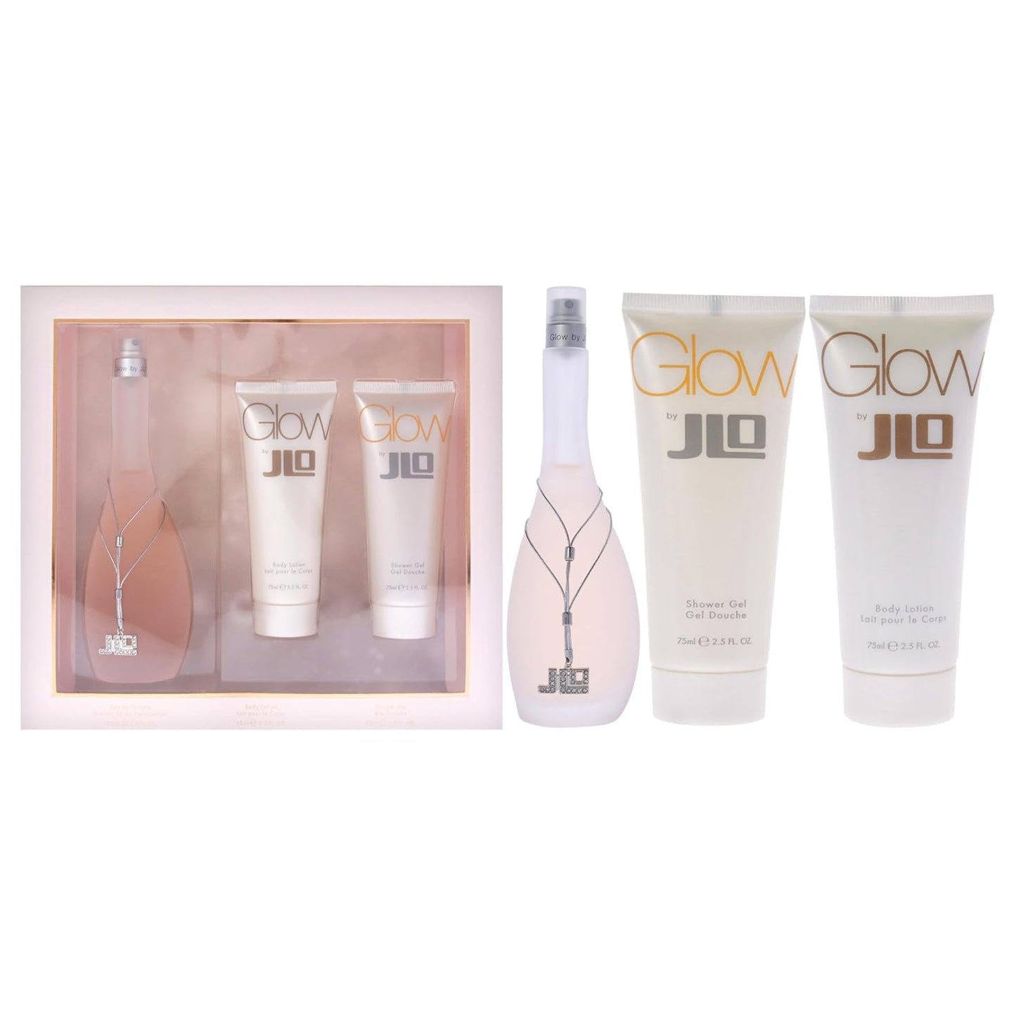 Jennifer Lopez Glow Fragrance Set - 3 Premium Scents for Women