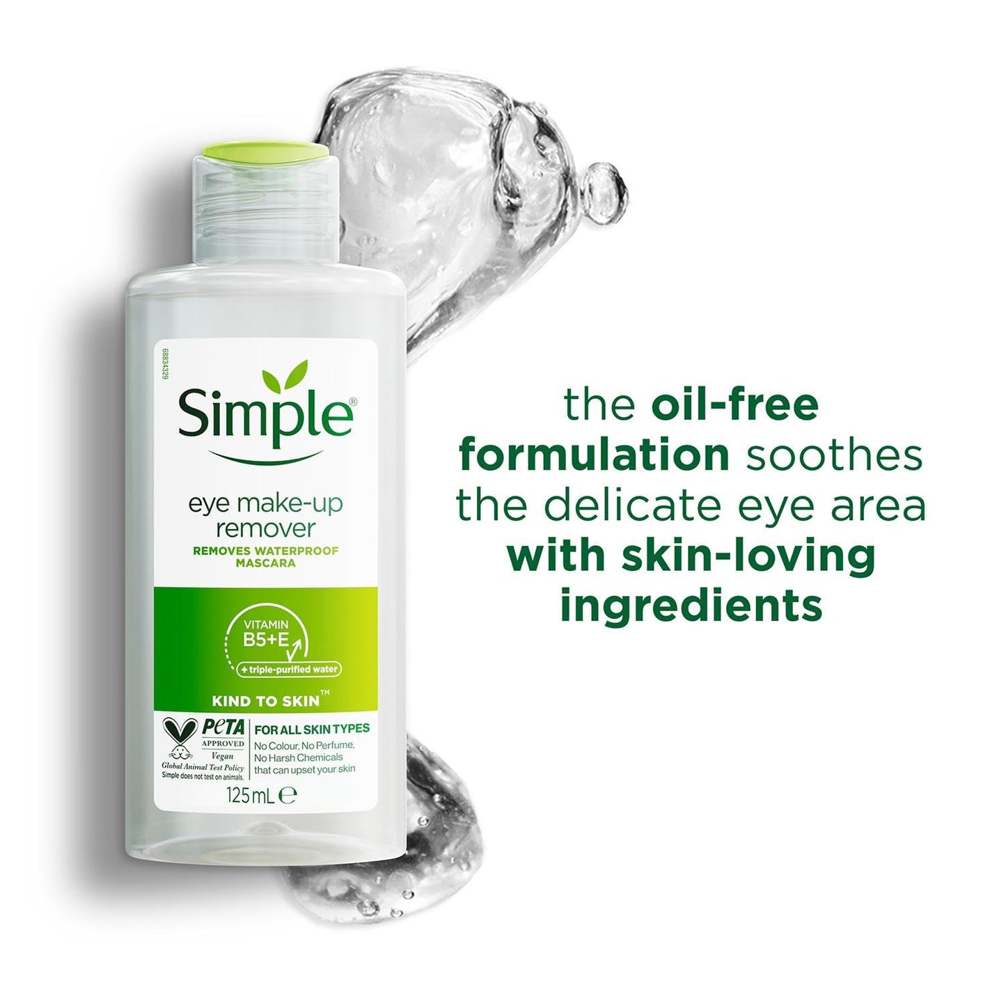 Simple Kind To Eyes Eye Make Up Remover 125 ml