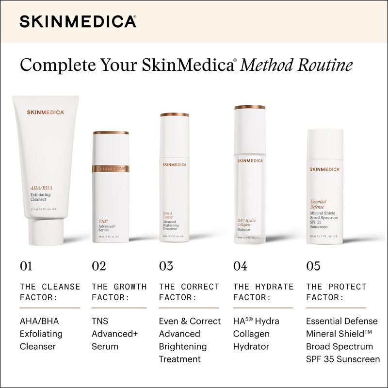 SkinMedica Essential Defense Mineral Shield SPF 35 Face Sunscreen - Sheer Mineral Sunscreen with Lightweight Broad Spectrum UVA/UVB Protection for Sensitive Skin (1.85 Oz)