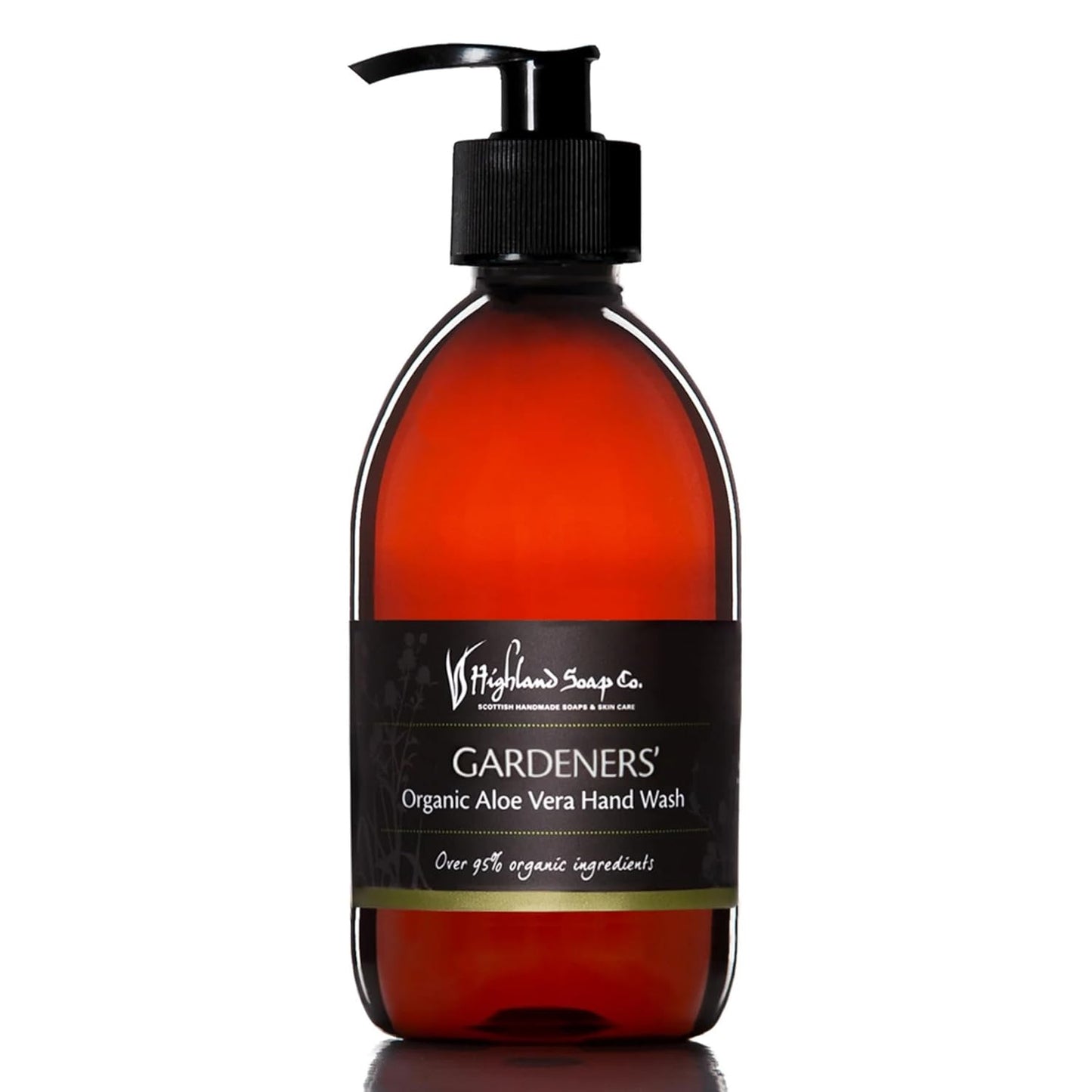 Organic Aloe Vera Hand Wash - Gentle Moisturizing Formula for Gardeners | 10oz Bottle