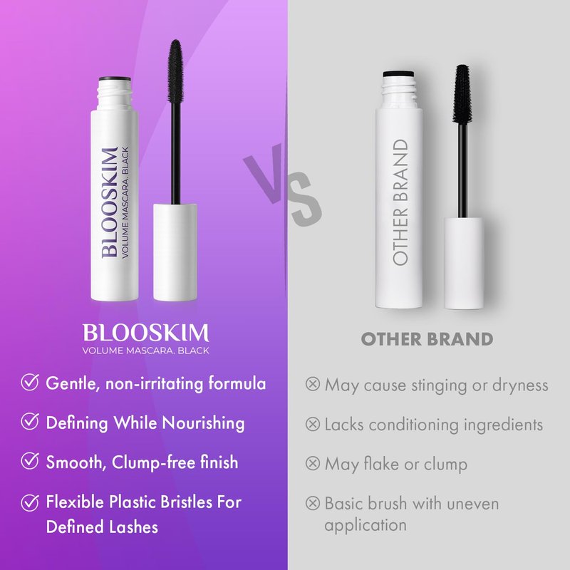 Mascara for Mature Women | Hypoallergenic Black Prime Lash Formula - Non-Clumping, Sensitive Eyes, 5.5g