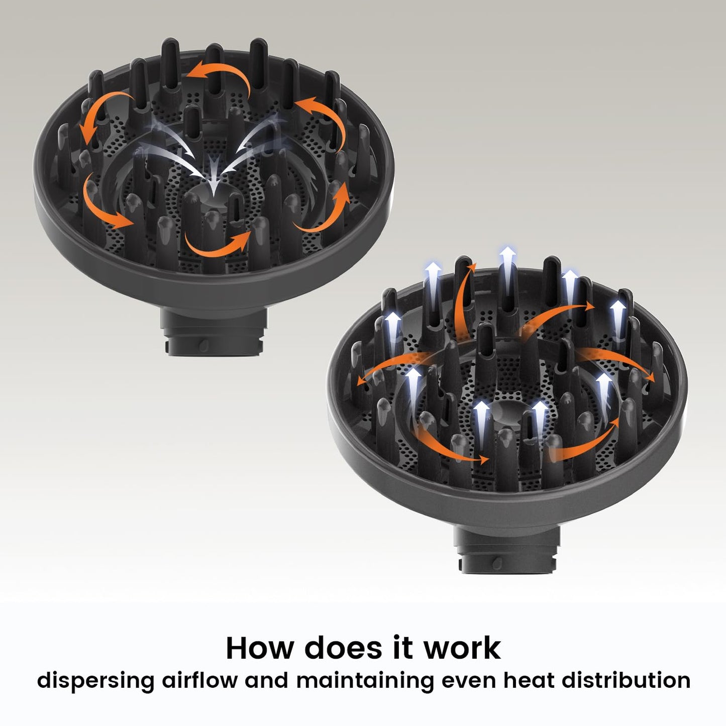 AIRUISH Upgraded Diffuser & Large Round Volumizing Brush for Dyson Airwrap, Attachment for Airwrap HS05 HS01, Fuchias