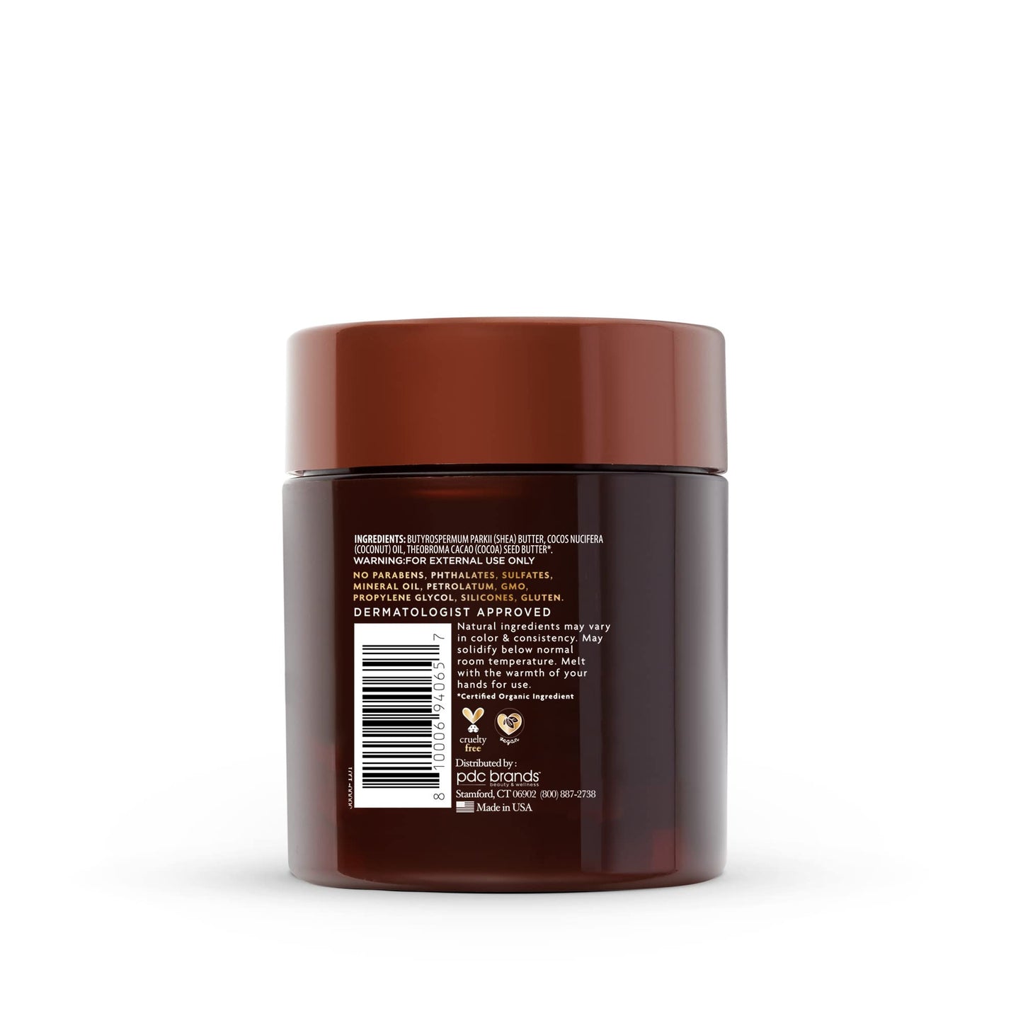 Cantu Skin Therapy Hydrating Raw Blends Body Butter, Cocoa Butter, Shea Butter And Coconut Oil, 5.5 Ounce