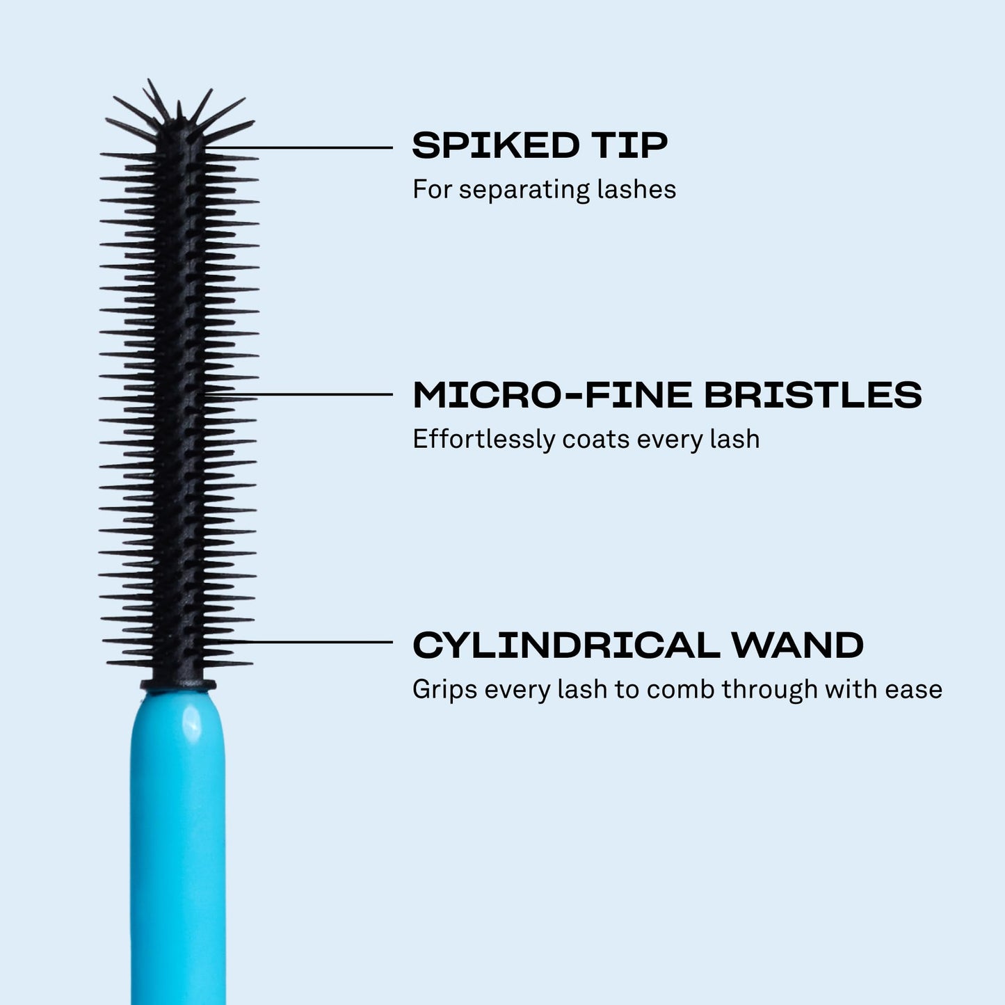 Babe Original 4 Real Mascara Black for Volume, Length, and Lift in Eyelashes, Defined & Flutterly Look, Vegan & Cruelty-Free