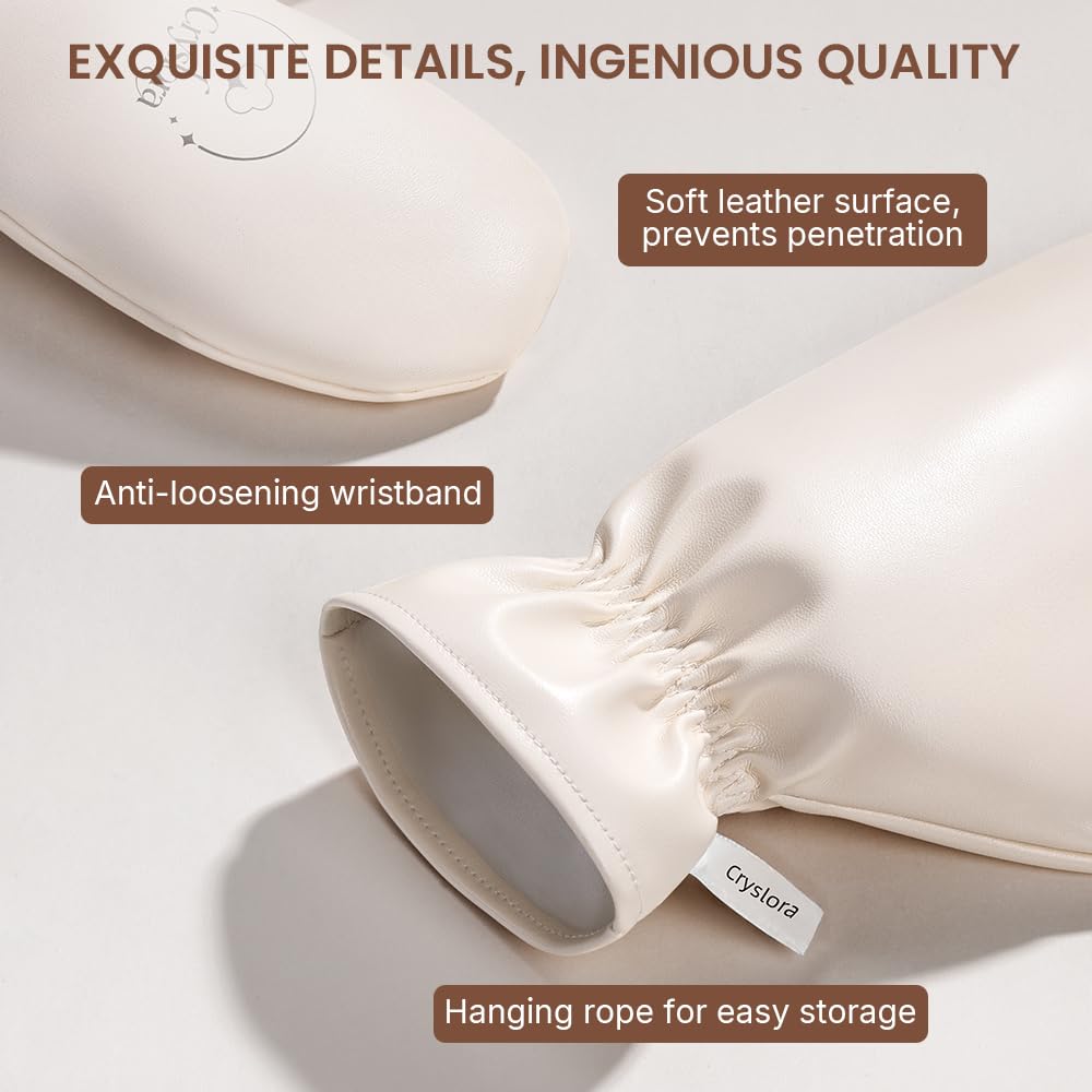 Cryslora Lotion Applicator & Self Tanning Mitt - Reusable, Durable, No Absorption, Anti-Sliding Glove for Even, Waste-Free Application of Lotions, Oils & Creams