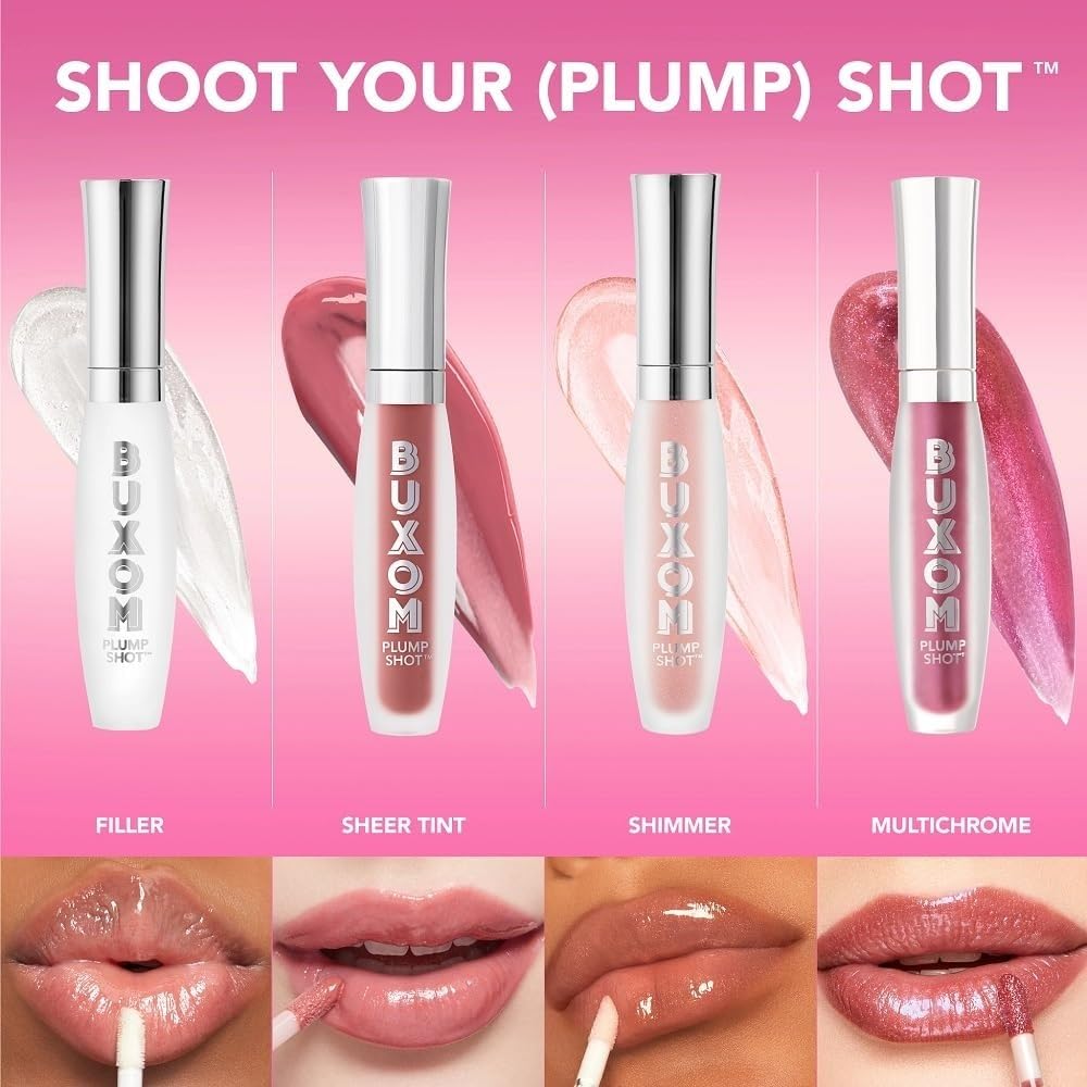 Buxom Plump Shot Peptides Lip Serum, Fuchsia You