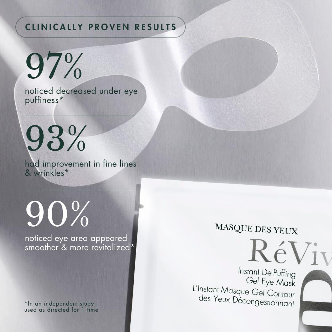 ReVive, Masque Des Yeux Instant De-Puffing Gel Eye Mask- Single Mask