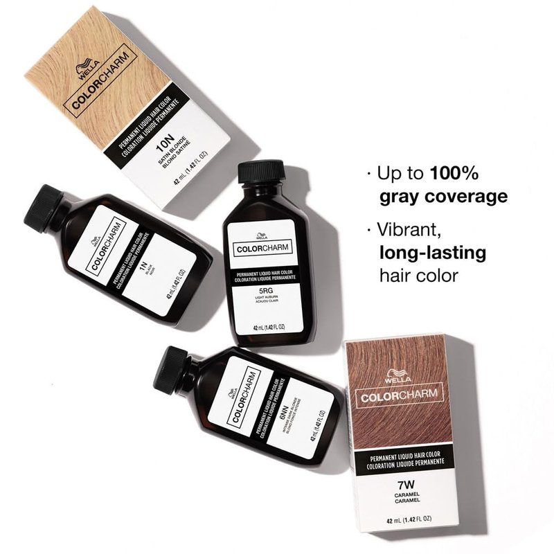 COLORCHARM Permanent Liquid Hair Color | Blonding Plus Additive | Up to 100% Gray Coverage | 1.42 Fl Oz